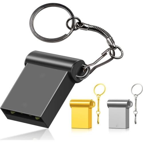 3 color mini tiny 32GB pendrive metal USB flash drive 16GB 32GB 64GB 128GB Pen Drive USB2.0 tiny memory stick U Disk cle usb