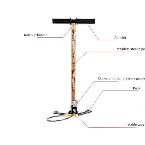 4500psi 30Mpa Air PCP Paintball Pump 3 Stage Air Rifle Hand Pump High Pressure With Filter Mini Compressor Inflat Or Hunting