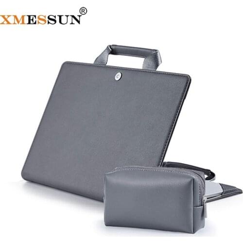 XMESSUN New Business Macbook Pro Laptop Bag Fashion Notebook Case For Apple Notebook Leather Computer Case INS K217