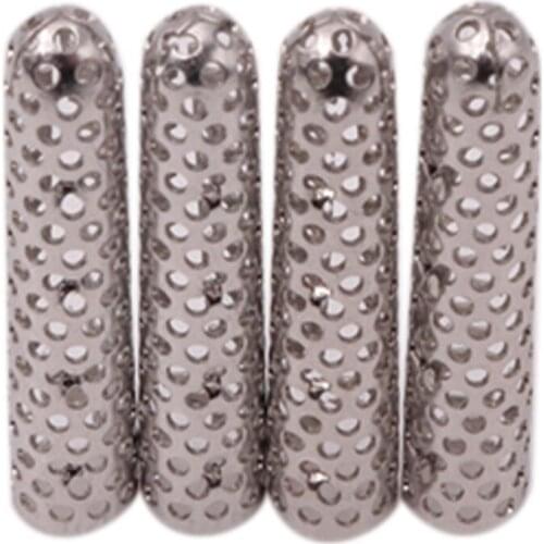 New Arrival Cheapest 4pcs/lot In Selling 4.5-22mm Multi-Holes Silver Metal Aglets 2021 Popular Sneaker Tips shoes accessories