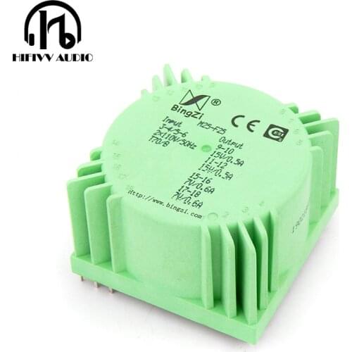 NEW 25W Green Sealed transformer 25W Output voltage 15V 7V Bingzi Green sealed transformer M25 DAC