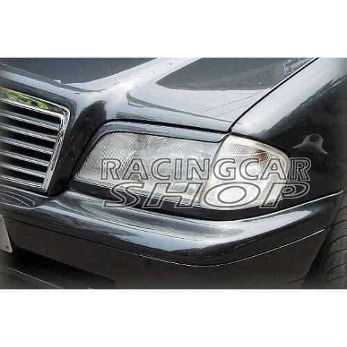 PAINTED EYELID EYEBROW EYELIDS EYEBROW 1PAIR for Mercedes Benz W202 C class W202 5D 4D 93-00 M118EF