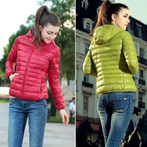 Long Sleeve Coat Winter Jacket Women Cotton Down Parka Hooded Womens Coat Casual Slim Down & Parkas Solid Basic Womens Jacket