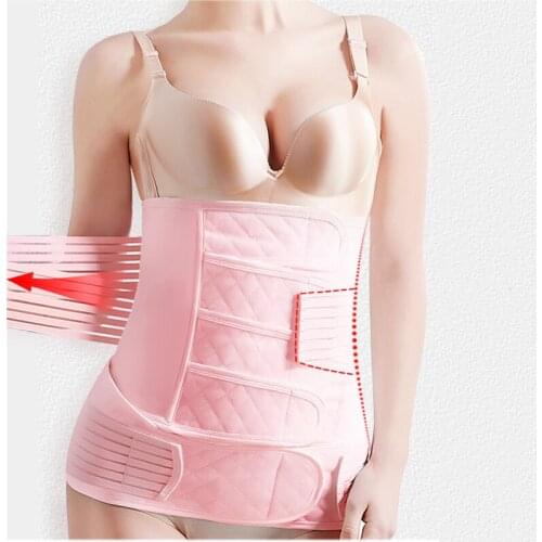 Postpartum Belt Post Partum Bandage Postnatal Support Girdle Slim Waist Shapewear Belly Band Body Shaper Corset Mummy Waist Belt