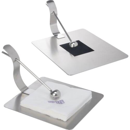 Stainless Steel Gripping Ball Tissue Napkin Holder Stand Paper Serviette Dispenser for Dining Table Kitchen Counter Decoration