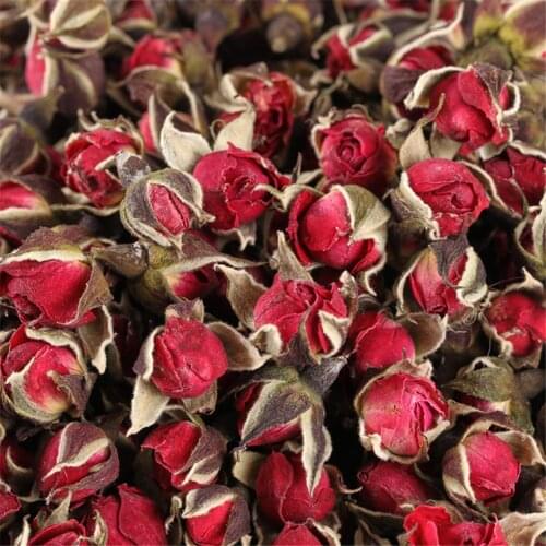 50g Dried mini rose buds pure natural phnom penh rose buds golden-rim rose buds