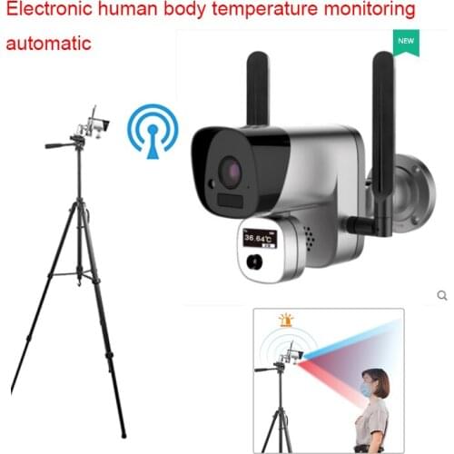 Thermo Vision Camera face recognition Electronic humen body temperature monitorin fever screening camera for Supermarket