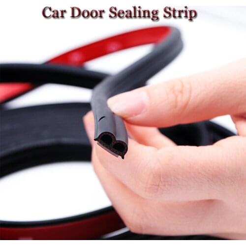 Universal 3 Meters Car Door Edge Seal Strips Rubber Weatherstrip Sealing Sticker For Toyota Honda Citroen Chevrolet BMW KIA etc