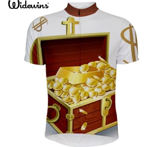 Cycling Jersey 2017 gold currency Dry Cycling Clothing Mountain Road MTB Bike Bicycle Jersey Outdoor Sports Cycling Jerseys 5427