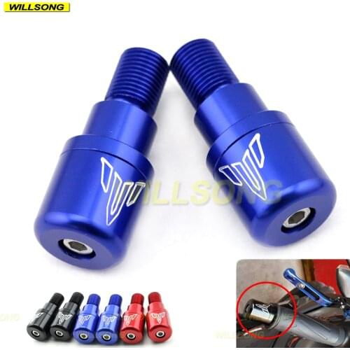 Handlebar Hand Grip Bar End Cap Cover Slider For YAMAHA XJ6 FZR600 FZ1S 1000N FZ6N/S FZ6R TDM 850/900A Motorcycle Accessories
