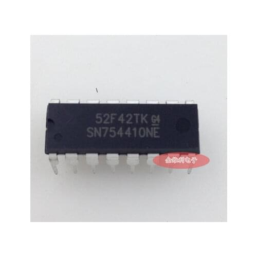 10 PCS SN754410NE IC HALF-H DRVR QUAD 16-DIP