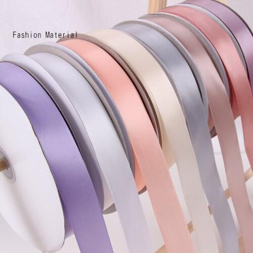25MM 100yards Satin Ribbon Baking Ribbon Birthday Cake Christmas Ribbon Flower Gift Packaging Ribbon Wedding Bouquet Ribbon