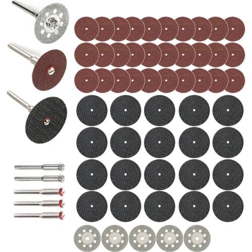 60Pcs/set Diamond Cutting Abrasive Disc Sanding Wheel Saw Cutter Rotary Power Tool Accessories