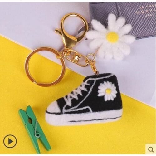 AJ shoes zazalo wool needlepoint kit wool felt needle felting decoration craft needlecraft DIY ha