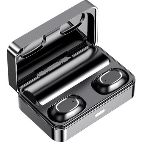 Wireless Bluetooth Earbuds 5.0 Headphones,IPX7 Waterproof Touch in-Ear Sports Earphone,2000mAh Power Bank Headset & Microphone