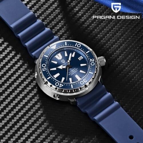 Pagani Design2021 New Tuna Diver Watch For Men 300M Waterproof Mechanical Automatic Wristwatch 45MM Top Brand Relogio Masculino
