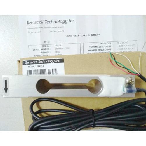 Transcell FAK Series Load Cell American Single Point Weighing Sensor 3KG 6KG 10KG 12KG 15KG 20KG 25KG 30KG 35KG 40KG
