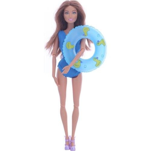 Luckdoll Summer swimming ring 2pcs Fit For 11.8inch Doll (Doll Accessories),Two Colors Choose