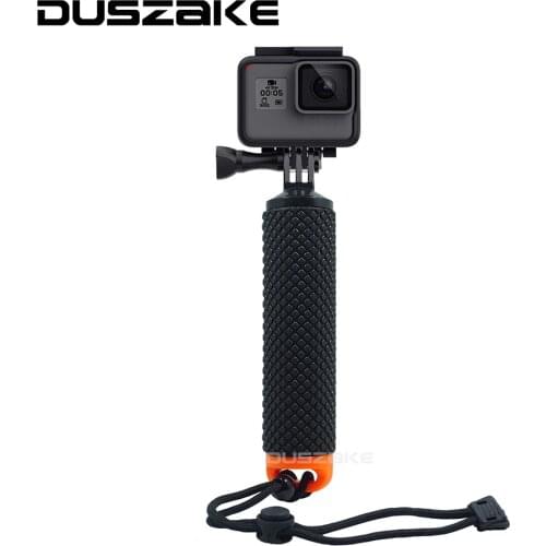 DUSZAKE DG13 Floating Grip For Gopro Hero 6 Selfie Stick For Gopro Hero 5 Mount For Go pro 6 Floaty For Go pro 5 Yi 4K Accessory