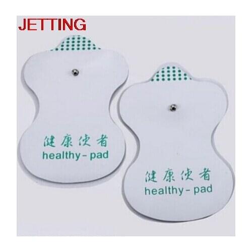 JETTING 1Pair=2PCS White Electrode Pads For Tens Acupuncture Digital Therapy Machine Massager Comfortable Tools