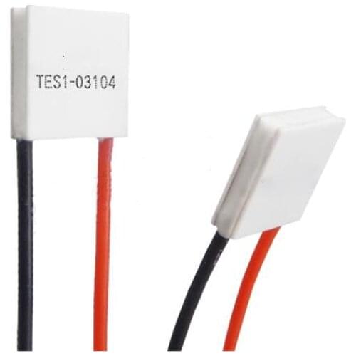 Taidacent TES1-03104 15*15*3.2mm 3.7V 4A 8.2W Mini Thermoelectric Cold Plate Smallest Thermoelectric Cooler Cooling Pad