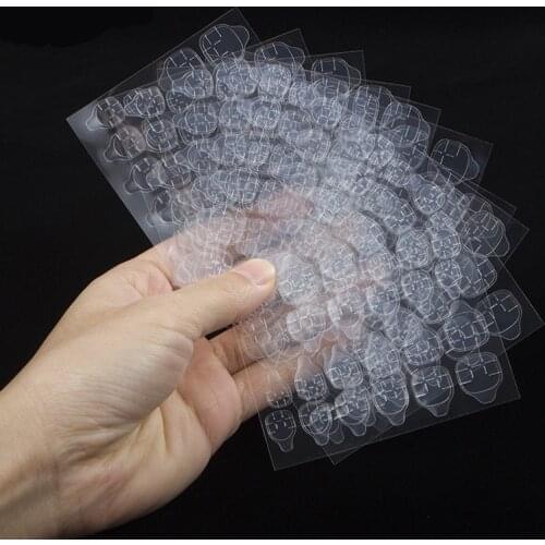 1 Sheet New Arrivals Nail Art False Nails Tips Extension Tools Transparent Double Sided Adhesive Tapes Stickers Hot Sale