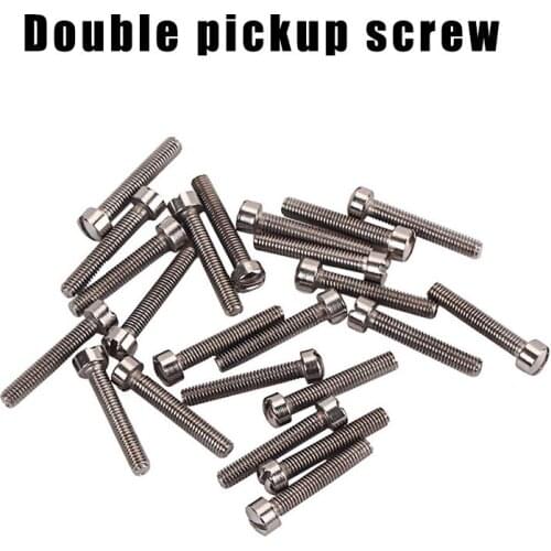 24 Pcs Guitar Pickup Humbucker Pole Screws Portable Musical Instrument Accessories XR-Hot