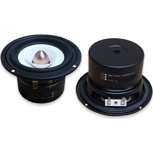 4.5" inch 4ohm 6ohm 8ohm 15W Full Range Antimagnetic Speaker Audio Stereo Loudspeaker Horn Trumpet DSCS-4-05A
