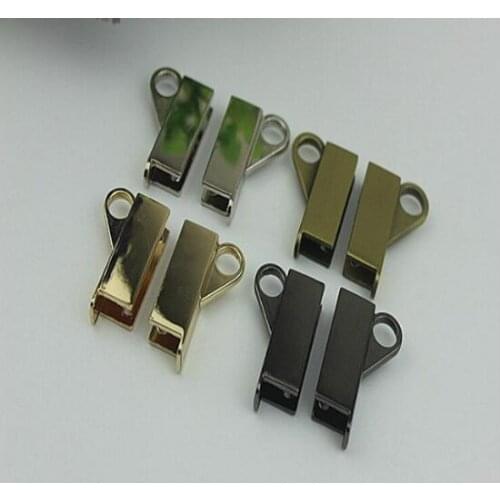 5pair/lot) high-grade metal luggage handbags leather straps on both sides of the chain bag hook hand holding parts