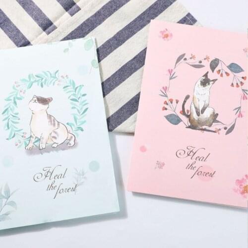 8packs Flowers Greeting Card Paper Envelopes with writing letter set Creative Gift Envelopes