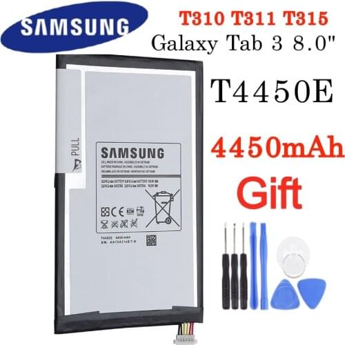 100% Original Samsung Tablet Battery T4450E For Samsung Galaxy Tab 3 8.0 T310 T311 T315 SM-T310 SM-T311 SM-T315 T3110 4450mAh