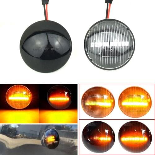Dynamic LED Turn Signal Side Marker Light Repeater Sequential Flasher Blinker For Land Rover Range Rover L322 2002-2012