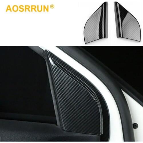 For Ford Focus 2019 2020 MK4 Carbon Fiber A column cover Car Accessories Style