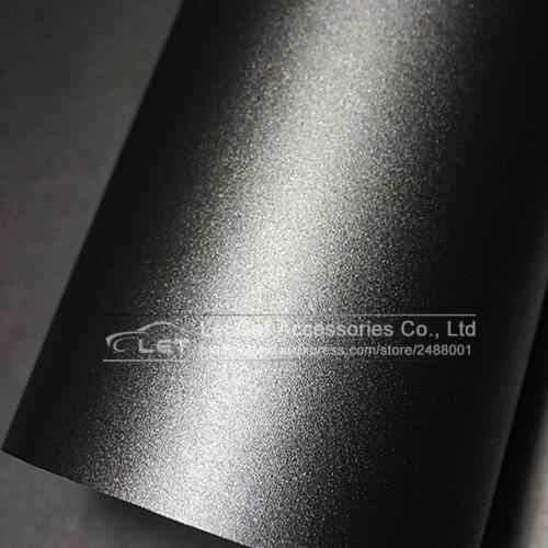 Matt frosted sanding black Vinyl Car Wrap Sticker matt black Film Wrap Vinyl For HOOD Roof black matte car wrap film