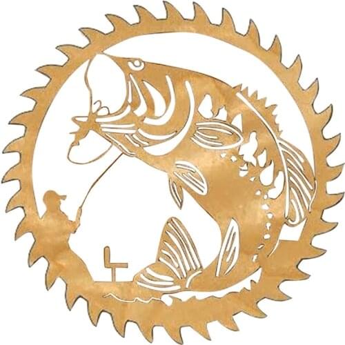 Metal Stainless Steel Pendant Wall Hanging Decor Crafts Ornament for Living Room Bedroom Outdoor Home Decoration Steel Wall Deco