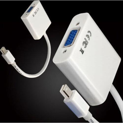 Mini DisplayPort Display Port MDP Male to VGA Cable Adapter Converter For Mac PC