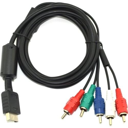 1.8M Multi Component AV cable Audio Video HD TV Cable For Playstion 2 For PS2 for PS3 Controller