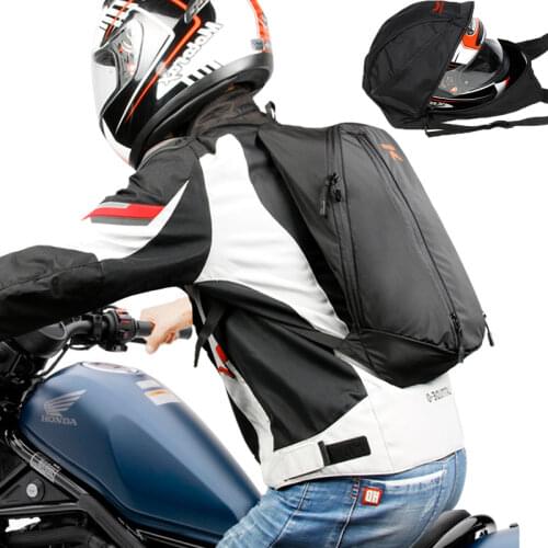Motorcycle backpack light motorcycle backpack men and women riding helmet bag increase the rider backpack can be expanded