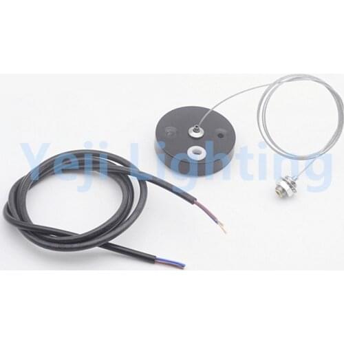 Ceiling rose with steel wire cable cord set Iron ceiling canopy with Electrical Wire for led chandelier pendant lights lamp base