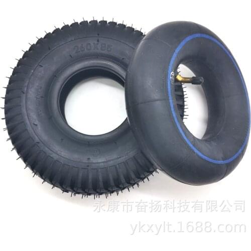 Factory Direct Sale 3.00-4/260x85 Electric Scooter Instead of Walking Car Dust Cart Inner and Outer Tire Wheel Hub