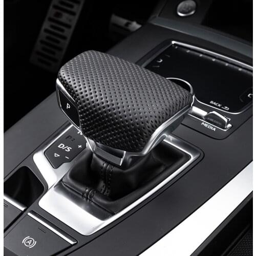 Gear shift knob head gear cover for audi a4 b9 modification interior accessories 1pc