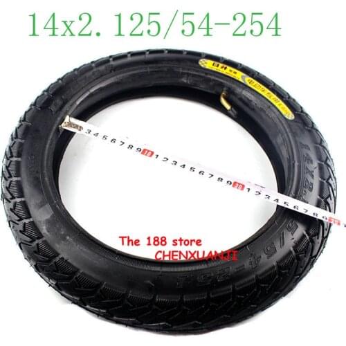 HOT SALE Good Quality 14 X 2.125 / 54-254 Tire fits Many Gas Electric Scooters and e-Bike 14X2.125 gas scooter