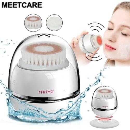 Smart Wireless Facial Massager Skin Care Facial Cleansing Brush 2019 New Deep Pore Face Cleaning Exfoliation IPX6 Waterproof