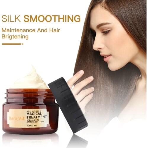 HAIR REPAIR MASK for damaged hair care magical treatment VITAMINS MASK hair filler keratin cream salon essential oil 60ML