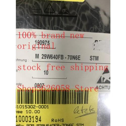 M29W640FB-70N6E TSOP48 100% new original 10PCS-300PCS/LOT STOCK