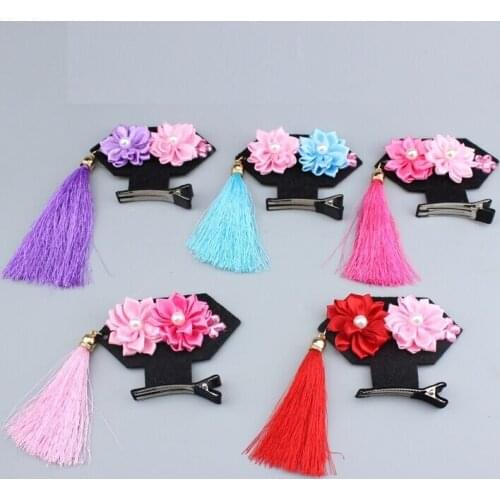 2018 Dog headdress accessories creative Gege flower pet hair accessories 20pcs/lot