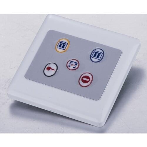 Five-range programmed switch different functions with 5 control button