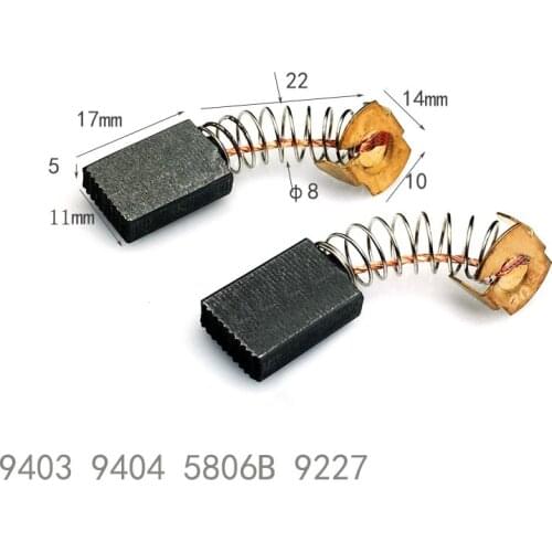 CB303A Carbon Brush For 9403 9404 Belt Machine 5806B Circular Saw 9227CB Polishing Machine Carbon Brush