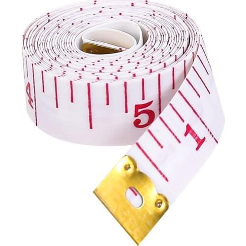 MIUSIE 1.5m Body Measuring Ruler Sewing Tailor Tape Measure Soft Flat Ruler Centimeter Meter Sewing Measure Dressmaking Supplies