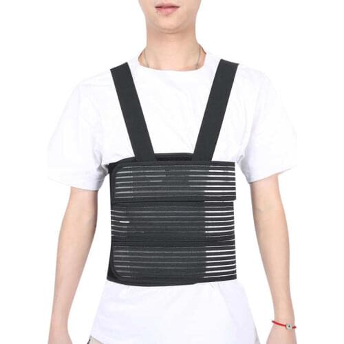 Chest Support Belt Corrector Breathable Lumbar Protector Brace Adjustable Rib Fracture Strap Braces Supports